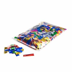 MAGICFX Metallic confetti rectangles 55x17mm - Multicolour