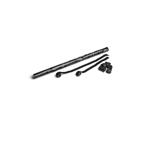 Streamers 10m x 1.5cm - Black