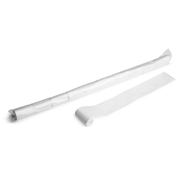 Streamers 10m x 5cm - White