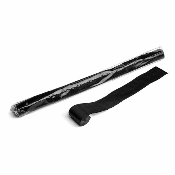 Stadium Streamers 20m x 5cm - Black