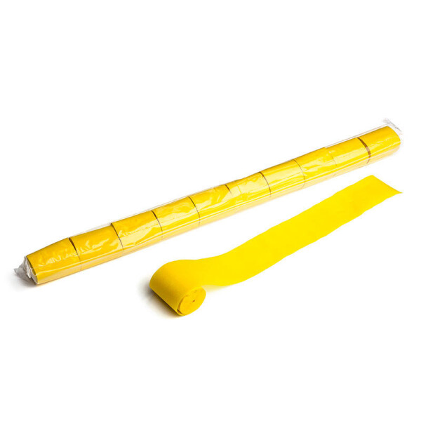 Stadium Streamers 20m x 5cm - Yellow