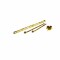 Metallic streamers 10m x 1.5cm - Gold