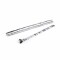 Metallic Stadium Streamers 20m x 2.5cm - Silver