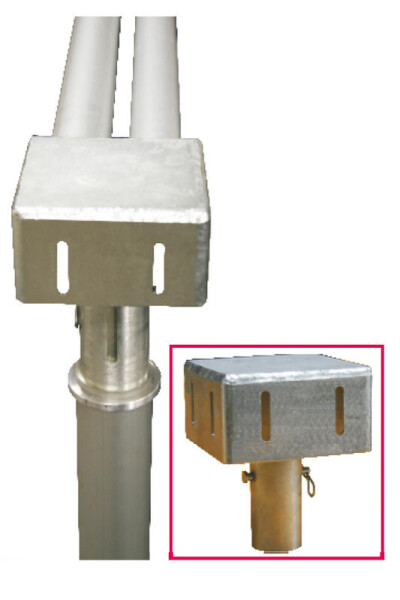 Tap adapter for double curtain point
