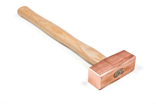 Copper hammer 500g with hickory handle