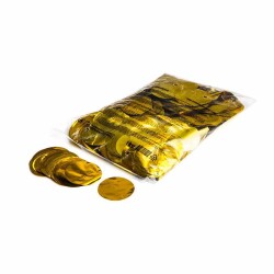 Metallic confetti rounds Ø 55mm - Gold