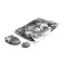 Metallic confetti rounds Ø 55mm - Silver