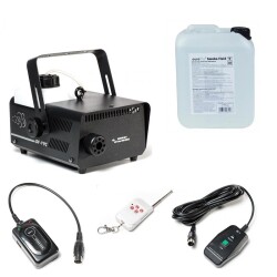 DJ Power DF-V9C Nebelmaschine mit Funk-Fernbedienung + 5L...