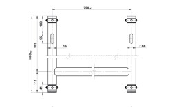 H-Downrigger Black (FT/FQ)