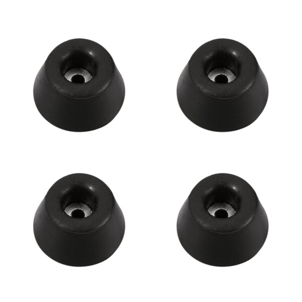 4901 M4 AH - Bustina con set di 4 piedi in gomma 30 x 15 mm