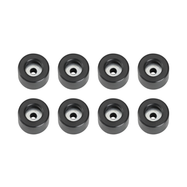 4904 M8 AH - Bustina con set di 8 piedi in gomma 25 x 15 mm