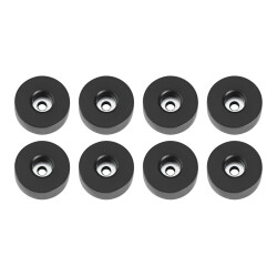 4907 M8 AH - Bustina con set di 8 piedi in gomma 38 x 15 mm