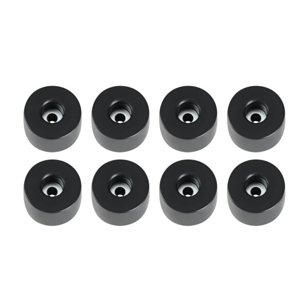 4911 M8 AH - Lot de 8 pied caoutchouc 38 x 25 mm en sachet