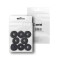 4911 M8 AH - Lot de 8 pied caoutchouc 38 x 25 mm en sachet