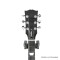 GS 01 NHB - Foldable Guitar Stand with Neck Hug