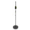 MS 23 - Microphone Stand with Round Base, Black