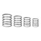 RP 5555 GRY 1 - Ring Pack universale, Concrete Grey