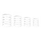 RP 5555 WHT 1 - Universeller Ring Pack, Ghost White