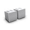 CURV 500 S2 W - Zwei Array Satelliten für das CURV 500 Portables Array System, Weiß