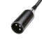SLED 1 ULTRA XLR 3 - Lampada a collo di cigno XLR a 3 poli con 4 COB LED