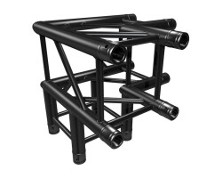 F34P 3-way corner C30 90° stage black