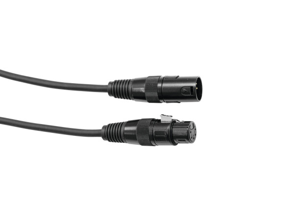 DMX cable XLR 5pin 10m bk