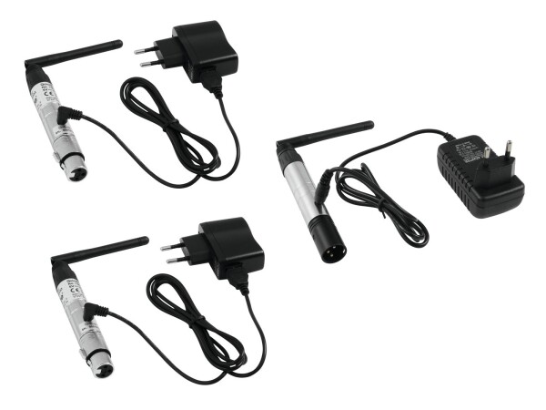 Set QuickDMX 1x Sender + 2x Empfänger