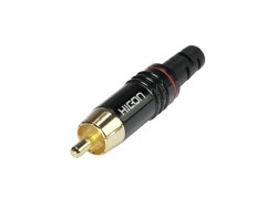 RCA plug HI-CM06-RED