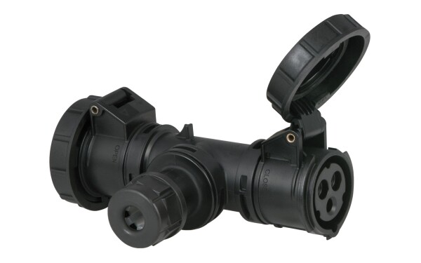 T-connect 2 Way 16/3 Cablegland CEE IP67