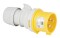 CEE 16A 110V 4p Plug Male Yellow IP44