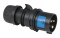 CEE 16A 240V 3p Plug Male Black Turbo Twist IP44