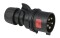 CEE 32A 400V 5p Plug Male Black Turbo Twist IP44