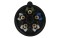 CEE 32A 400V 5p Plug Male Black Turbo Twist IP44