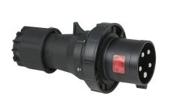CEE 125A 400V 5p Plug Male Black IP67