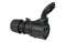 CEE 16A 240V 3p Plug Female Black Turbo Twist IP44