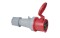 CEE 63A 400V 5p Plug Female Red IP44
