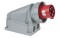 CEE 63A 400V 5p Wallmount Male Red IP67
