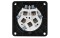 CEE 125A 400V 5p Socket Female Black IP67