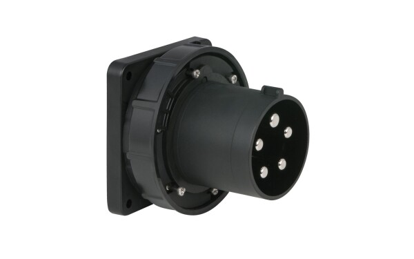 CEE 125A 400V 5p Socket Male Black IP67