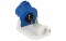 CEE 16A 240V 3p Wallmount Female Blue IP44