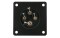 CEE 16A 400V 4p Socket Male Black IP44