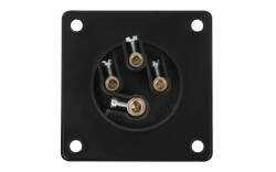 CEE 16A 400V 4p Socket Female Black IP44