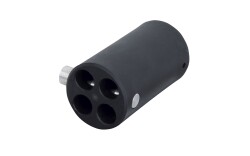 4-way connector replacement 45,7 (dia)mm Black