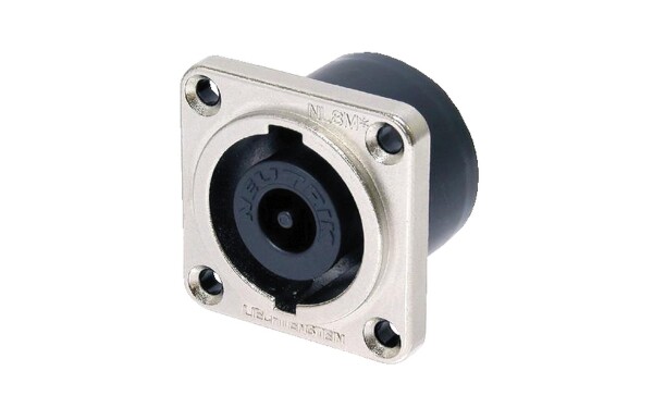 NEUTRIK 8p. Speakon Chassis PCB mount Male Nickel housing