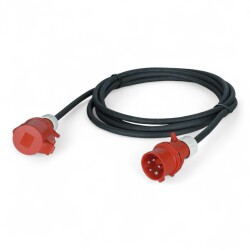 Extension Cable, 3x 16A 380V 5 m/5 x 2,5 mm2