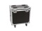 Flightcase 2x TMH-X12 mit Rollen