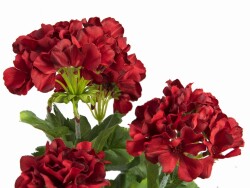 Geranium, artificial, red, 42cm
