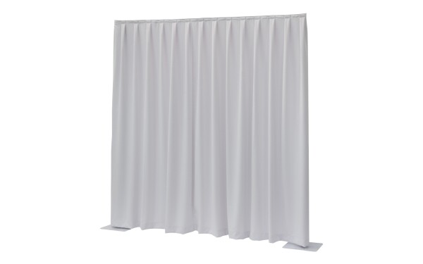 P&D Curtain - Dimout 260gr/m² Pleated White 300x300cm