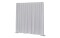 P&D Curtain - Dimout 260gr/m² Pleated White 300x300cm