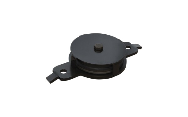 Eurotrack - Return pulley - Wheel 85mm Black